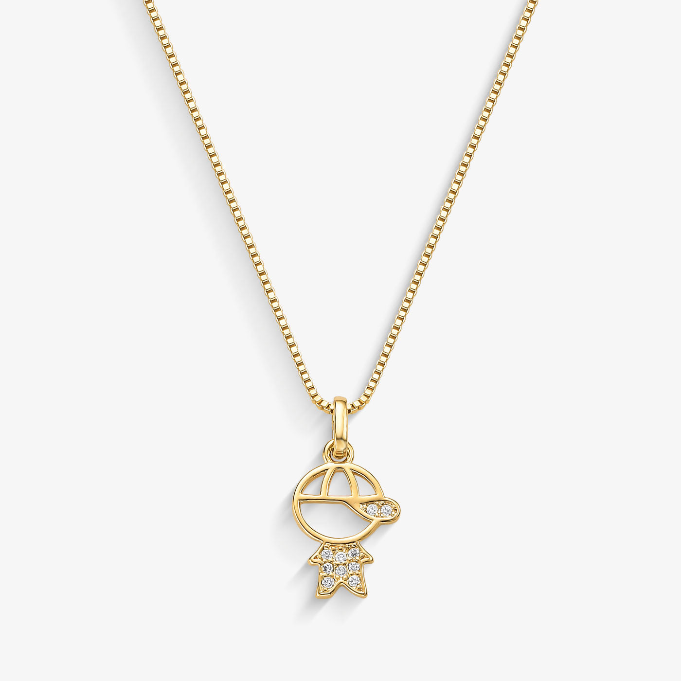 Colar Menino Folheado a Ouro 18k
