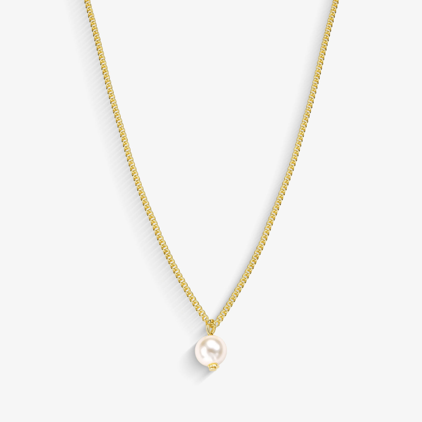 Colar Infantil Pérola Folheado a Ouro18k