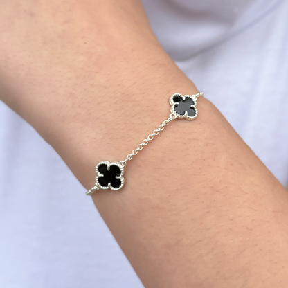 Pulseira Trevo Preto