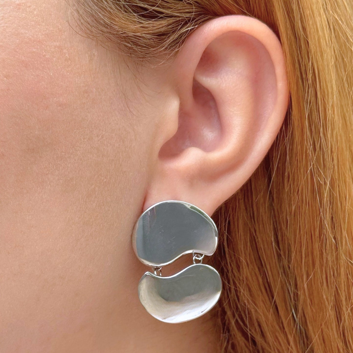 Brinco Aço Orgânico Duplo