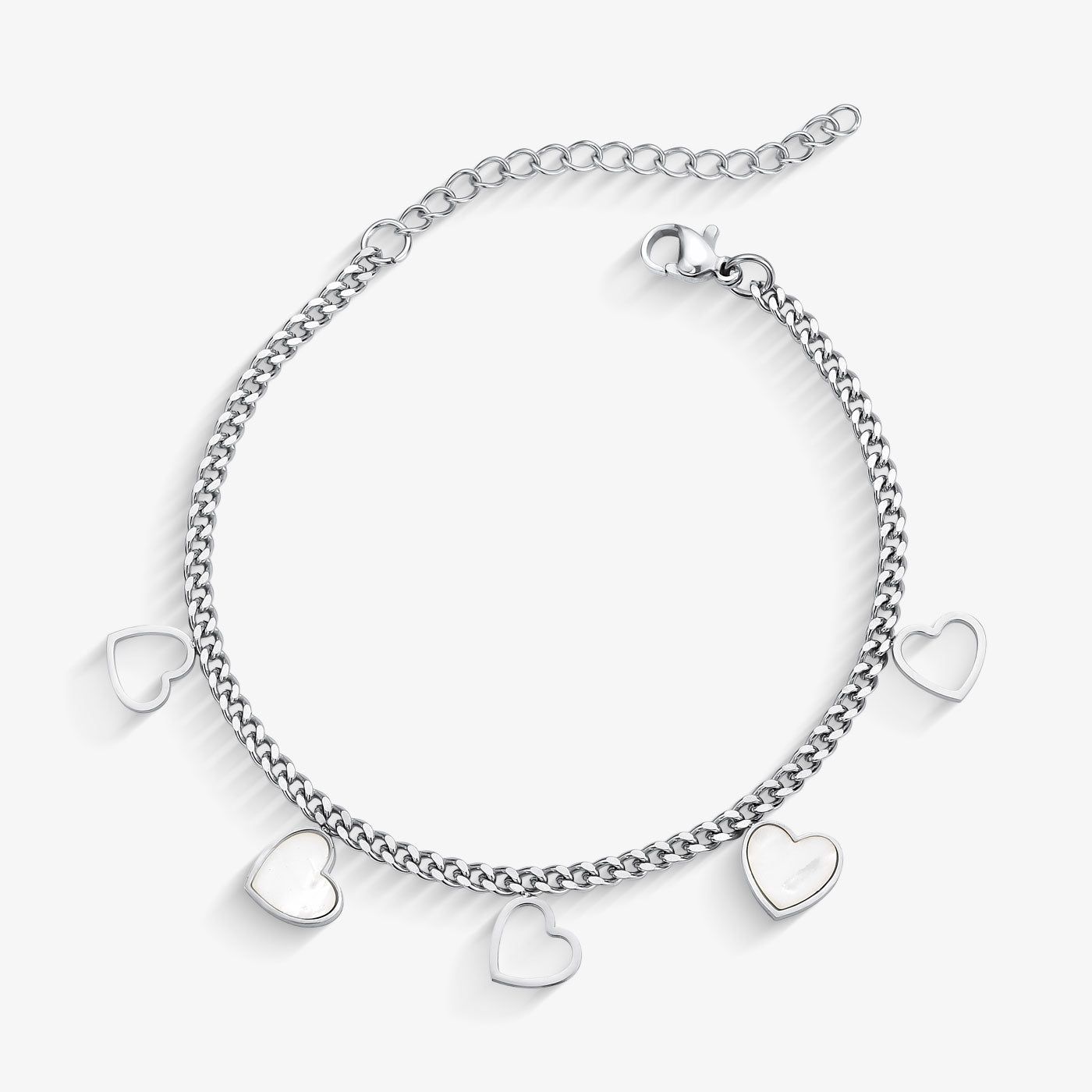 Pulseira Coração Vazado