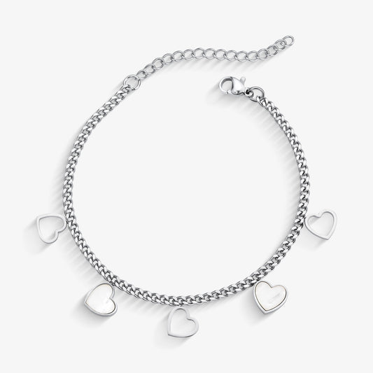 Pulseira Coração Vazado