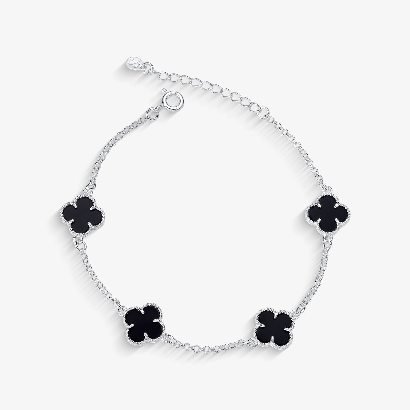 Pulseira Trevo Preto