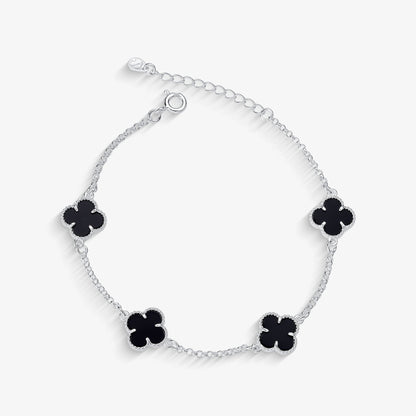 Pulseira Trevo Preto