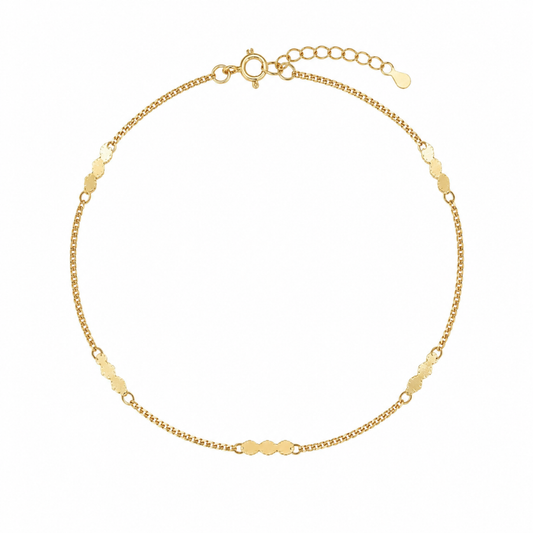 Pulseira Elo Grumett Folheado a Ouro 18k